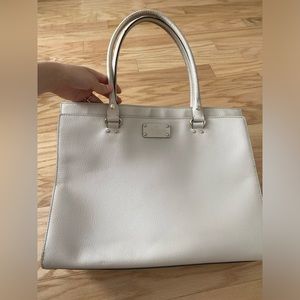 Kate spade white tote bag excellent condition